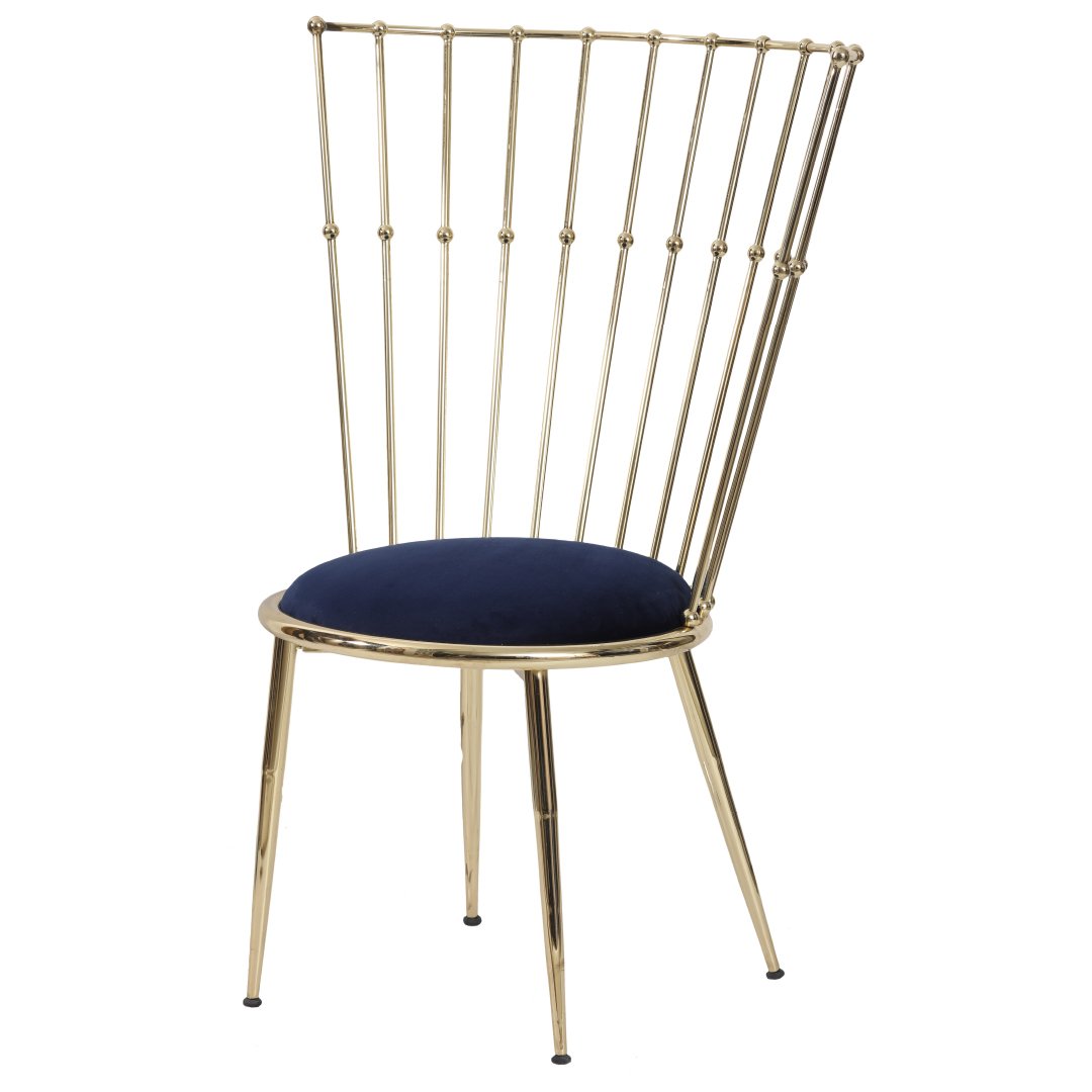 Aurora Chair Brass Extra